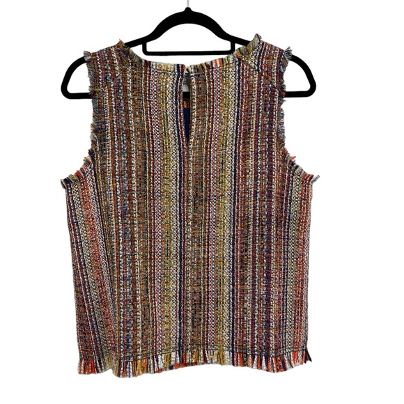 Anthropologie Maeve Two Piece Multicolor Tweed Skirt Set - Size 4/6 - Picture 3 of 11